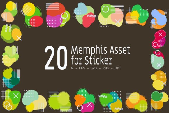 20 Memphis Asset for Sticker: A Designer's Review