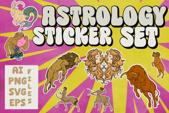 Astrological Sticker Bundle 60 Pack: A Designer's Review