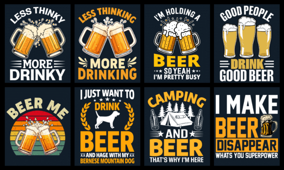 Beer T-Shirt Design Bundle: A Designer's Real-World Review