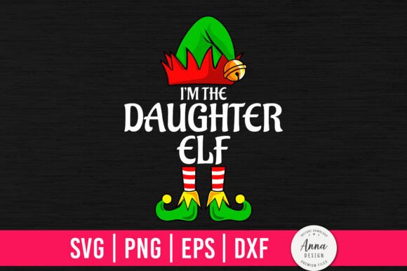 I m the Daughter Elf Funny Christmas