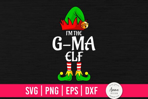 I m the G-ma Elf Funny Christmas Review