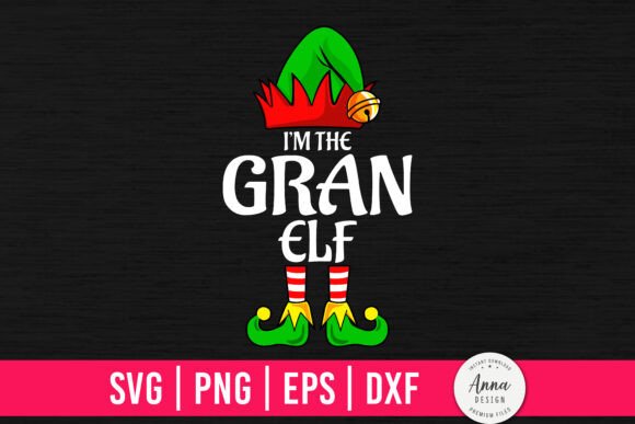 I m the Gran Elf Funny Christmas Design Review