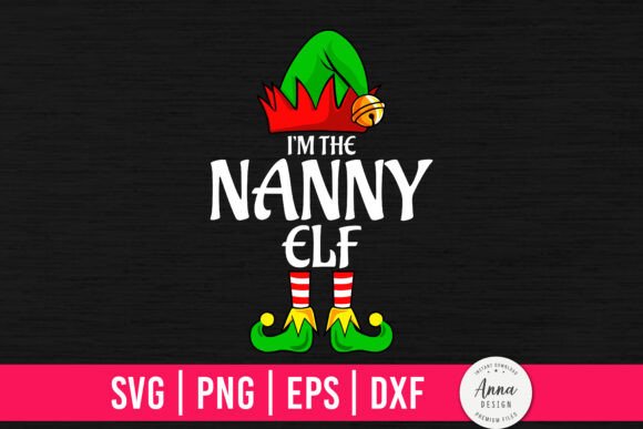 I'm the Nanny Elf Funny Christmas Design Review