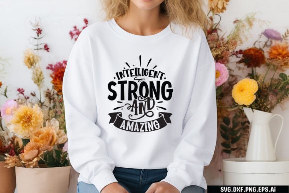 Intelligent Strong and Amazing SVG Quote Review