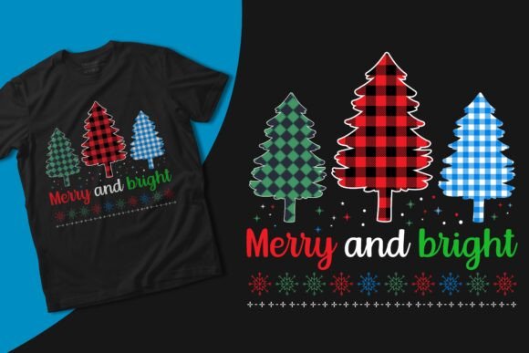 Merry and Bright Christmas Vector Design Review